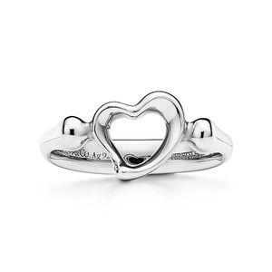 AUTHENTIC TIFFANY & CO - Elsa Peretti Open Heart Ring